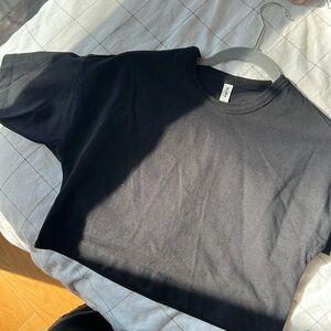KOTN Heavyweight Cropped Tee Small Black